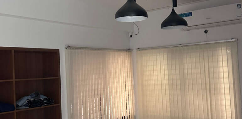 Vertical blinds for office windows Bangladesh — practical light control for workplaces